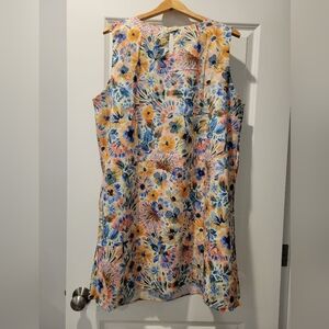 Ripskirt Hawaii Sun Dress Short NWT - Fleur- Blue and Orange